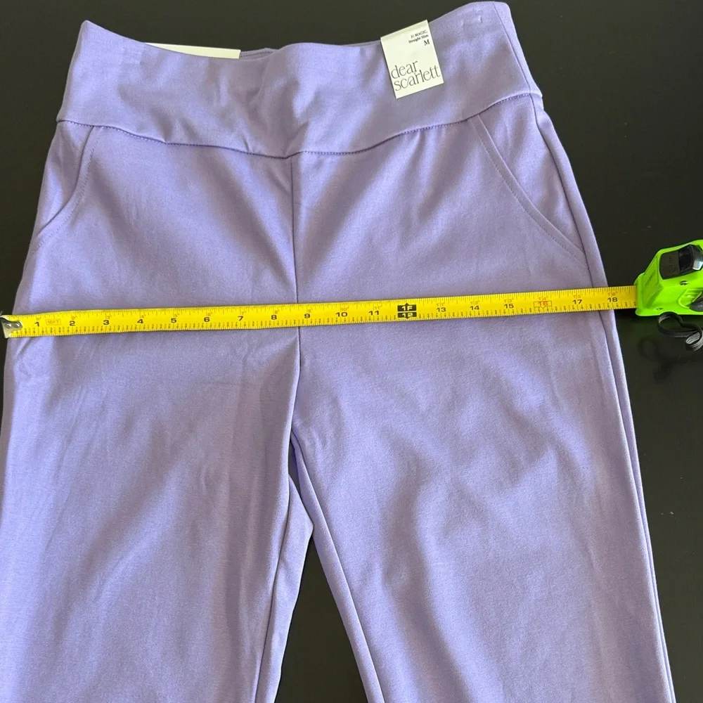 Purple It’s Magic Straight Slim Pants Size M NWT - Picture 5 of 9